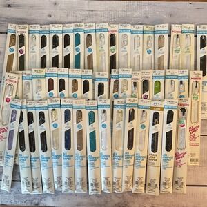 Coats & Clark Zippers Lot of 49 All Purpose Invisible Brass Jean Multi Colors